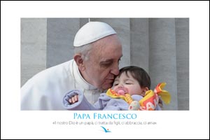 Papa Francesco (cartolina 15 x 10 cm)